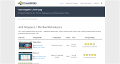 Desktop Screenshot of hostshoppers.com